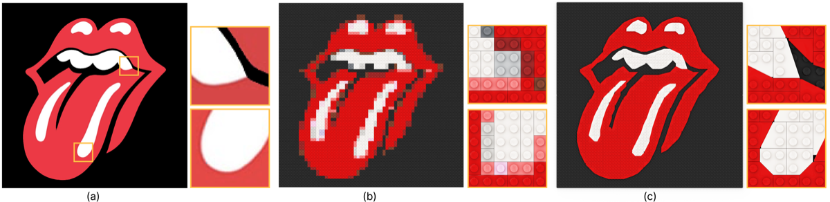 Computational Design of LEGO Sketch Art teaser